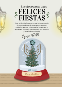 Felices Fiestas desde el equipo del Máster en Gestión y Planificación de Centros de Atención a la Dependencia